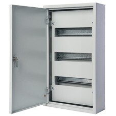 Щит распределительный навесной Dekraft ЩРН-36 металлический IP31 520х300х120 мм 36 модулей с замком (30204DEK)
