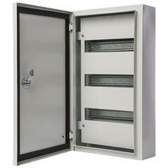 Щит распределительный навесной Dekraft ЩРН-36 металлический IP54 520х300х120 мм 36 модулей с замком