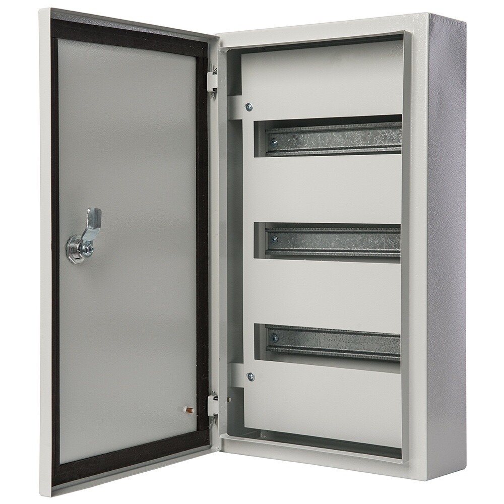 Изображение товара Щит распределительный навесной Dekraft ЩРН-36 металлический IP54 520х300х120 мм 36 модулей с замком