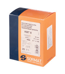 Дюбель для газобетона 8x60 мм (25 шт.) нейлон КВТ Sormat - фото 3