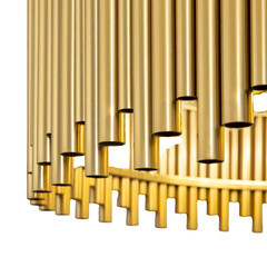 Светильник подвесной Maytoni Coliseo E27 480 Вт 22 кв.м латунь IP20 (MOD135PL-08BS) - фото 3