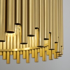 Светильник подвесной Maytoni Coliseo E27 360 Вт 18 кв.м латунь IP20 (MOD136PL-06BS) - фото 3