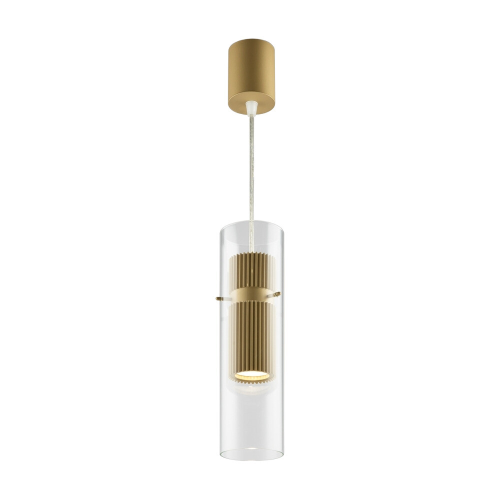 Изображение товара Светильник подвесной Maytoni Dynamics GU10 50 Вт 3 кв.м золото IP20 (MOD326PL-01MG)