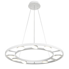 Изображение товара Светильник светодиодный подвесной Maytoni Fad 3000К 486 Вт 25 кв.м белый IP20 (MOD070PL-L63W3K)