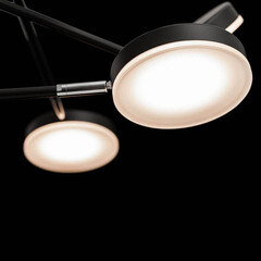 Светильник светодиодный подвесной Maytoni Fad 3000К 216 Вт 15 кв.м черный IP20 (MOD070PL-L38B3K) - фото 2