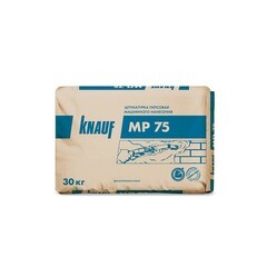 Штукатурка гипсовая Knauf МП 75 серая 30 кг