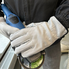 Перчатки утепленные кожаные защитные Jeta Safety белые 10 (XL) (JLE821) - фото 2