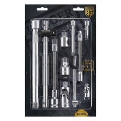 Изображение товара Набор удлинителей Berger 1/2-1/4 (BG2093) (11 шт.)
