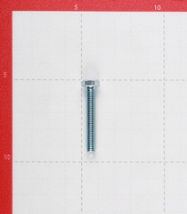 Болт оцинкованный M6x40 мм DIN 933 (4 шт.) - фото 2