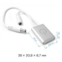 Диммер для светодиодной ленты 12/24 В 36/72 Вт IP33 Apeyron (04-05) - фото 4