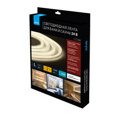 Изображение товара Лента светодиодная для бани и сауны SMD 2835 Apeyron (00-324) 4000К белый свет 72 Вт 24 В IP68 5 м