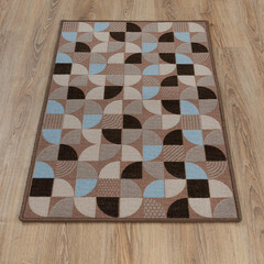 Коврик грязезащитный ТПЕ Бавено 60х40 см серо-коричневый - фото 8