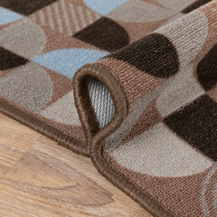 Коврик грязезащитный ТПЕ Бавено 60х40 см серо-коричневый - фото 5