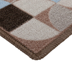 Коврик грязезащитный ТПЕ Бавено 60х40 см серо-коричневый - фото 4