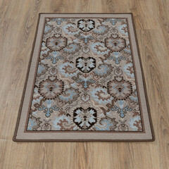 Коврик грязезащитный ТПЕ Мессина 100х67 см серо-коричневый - фото 8