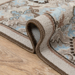 Коврик грязезащитный ТПЕ Мессина 100х67 см серо-коричневый - фото 6