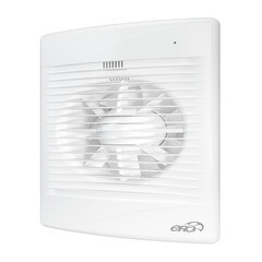 Вентилятор осевой Era Standard с обратным клапаном с таймером 250х180 мм d125 мм белый - фото 1