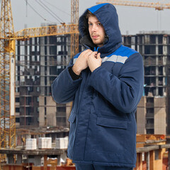 Куртка рабочая утепленная Спрут Бригадир 56-58 рост 182-188 см темно-синяя - фото 4