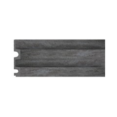 Панель декоративная из экополимера 122х2900х21 мм Decomaster D302-1632-10 серая 0,354 кв.м - фото 1