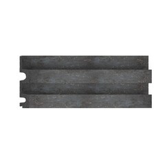 Панель декоративная из экополимера 122х2900х21 мм Decomaster D302-1632G-10 серая 0,354 кв.м - фото 1