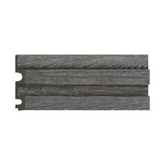 Изображение товара Панель декоративная из экополимера 122х2900х21 мм Decomaster D302-86-10 серая 0,354 кв.м