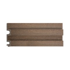 Панель декоративная из экополимера 122х2900х21 мм Decomaster D302-88-10 коричневая 0,354 кв.м - фото 1