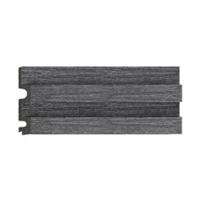 Панель декоративная из экополимера 122х2900х21 мм Decomaster D302-87-10 серая 0,354 кв.м