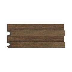 Изображение товара Панель декоративная из экополимера 122х2900х21 мм Decomaster D302-81-10 коричневая 0,354 кв.м