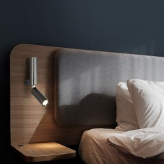 Спот светодиодный настенный Eurosvet Pitch 4200 К 6 Вт 1 кв.м хром IP20 (a061311) - фото 5