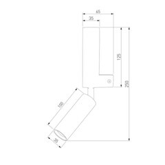Спот светодиодный настенный Eurosvet Pitch 4200 К 6 Вт 1 кв.м хром IP20 (a061311) - фото 2