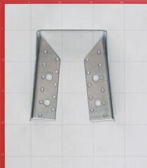 Опора бруса закрытая оцинкованная 140х76х100х2 мм - фото 2