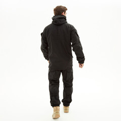 Костюм мужской защитный Inruska Twin 48-50 рост 182-188 см черный - фото 15