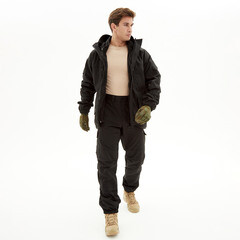 Костюм мужской защитный Inruska Twin 48-50 рост 182-188 см черный - фото 13