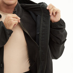 Костюм мужской защитный Inruska Twin 48-50 рост 182-188 см черный - фото 2