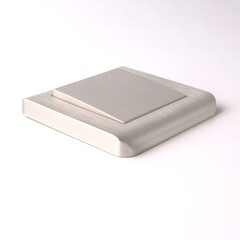 Выключатель Werkel одноклавишный встраиваемый перламутровый рифленый (a051168) - фото 5