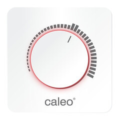 Изображение товара Терморегулятор механический для теплого пола Caleo С450 белый с адаптерами