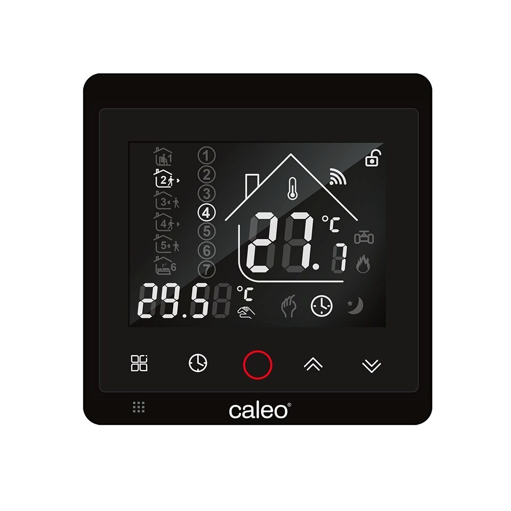 Изображение товара Цифровой программируемый умный терморегулятор Caleo С936 lux Wi-Fi для теплого пола