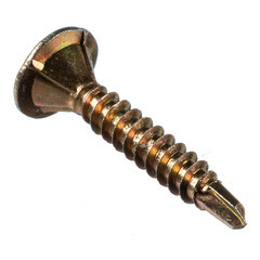 Саморезы универсальные для аквапанелей 25x3,9 мм SB Кнауф желтые (250 шт.) - фото 2