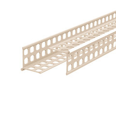 Изображение товара Профиль углозащитный пластиковый Ideal ЕвроУгол 25х25 мм с маяком 4 мм 3 м (25 шт.)