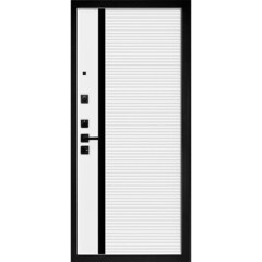 Дверь входная Дверной континент Палермо левая черный кварц - ясень белый софт 860х2050 мм - фото 4