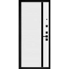 Дверь входная Дверной континент Палермо правая черный кварц - ясень белый софт 960х2050 мм - фото 4