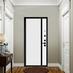 Дверь входная Дверной континент Палермо правая черный кварц - ясень белый софт 960х2050 мм - фото 2