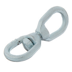 Вертлюг петля-петля d8 мм оцинкованный - фото 3