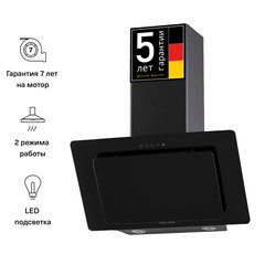 Кухонная вытяжка наклонная Krona Liva 600 Black S 60 см черная - фото 4