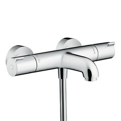 Смеситель для ванны термостатический Hansgrohe Ecostat хром с коротким изливом без лейки