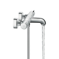 Смеситель для ванны Hansgrohe Ecostat хром термостатический с коротким изливом без лейки (13201000) - фото 6