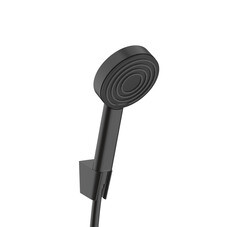 Душевой комплект Hansgrohe Pulsify с лейкой с держателем черный матовый (24301670)