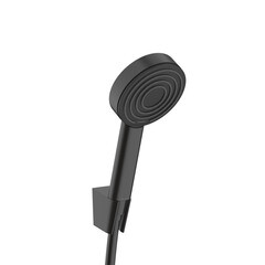 Душевой комплект Hansgrohe Pulsify с лейкой с держателем черный матовый (24301670) - фото 1