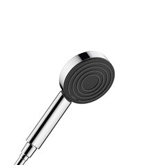 Лейка для душа Hansgrohe Pulsify d105 мм 1 режим без шланга пластик хром (24120000) - фото 1