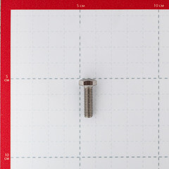 Болт нержавеющая сталь M6x20 мм DIN 933 (8 шт.) - фото 2
